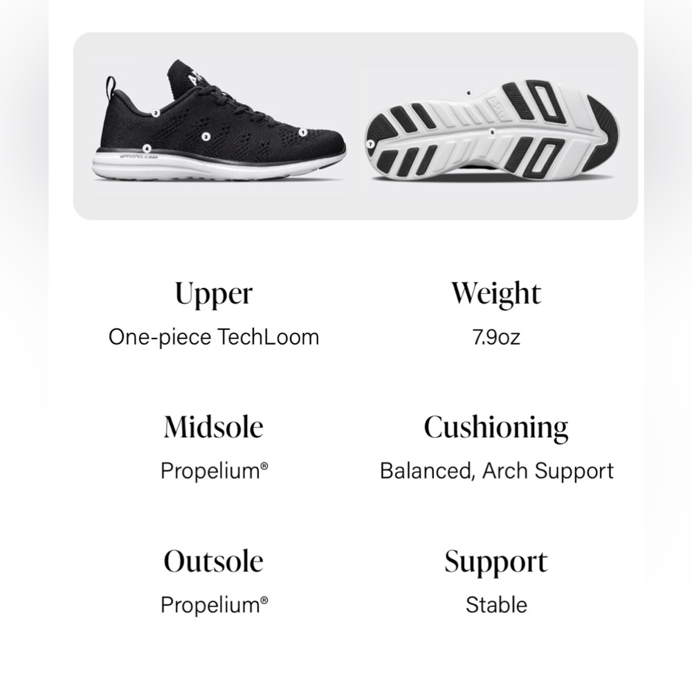 Apl Techloom Women’s Phantom Running Shoes, Black… - image 4